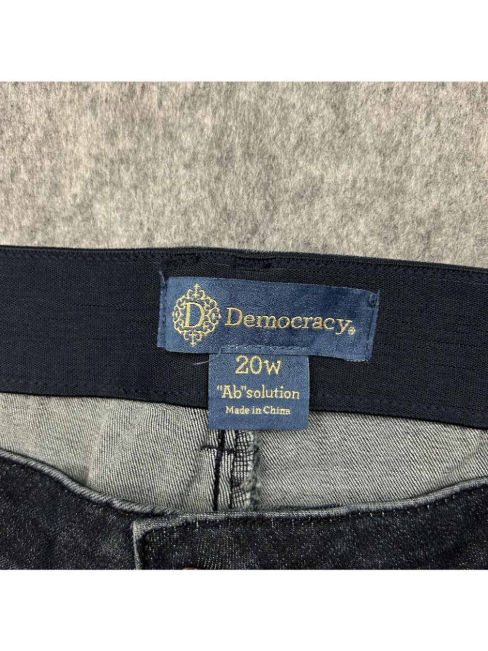 Democracy Ab Solution High Rise Itty Bitty Boot Cut Jeans Women's Size 20W NWT - Picture 4 of 14